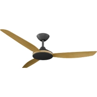 Calibo Condor 52" Smart DC Ceiling Fan Black with Bamboo Blades