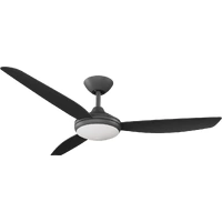 Calibo Condor 52" Smart DC Ceiling Fan with 20W CCT LED Light Black
