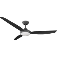Calibo Condor 56" Smart DC Ceiling Fan with 20W CCT LED Light Black