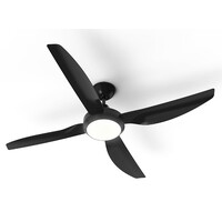 Atom Air Coolum AC LED Ceiling Fan Black