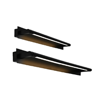 Cougar Coral LED Vanity Light Black