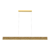 Calibo Couas 1500mm Textured Honeycomb LED Linear Pendant