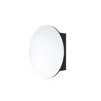 Ablaze CR6060B Round Black MIrror Cabinet