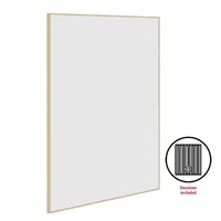 Ablaze Carson CS9075GD Rectangular Gold Framed Mirror 750 x 900mm with Demister