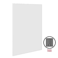 Ablaze Carson CS9075WD Rectangular White Framed Mirror 750 x 900mm with Demister