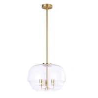 CLA Cuad Clear Wine Glass Pendant