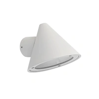 CLA Cuchara Exterior Cone Surface Mounted Wall Light White