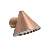 CLA Cuchara Exterior Cone Surface Mounted Wall Light Copper