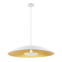 Telbix Daxia 80cm White and Gold Pendant Light