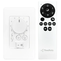 ThreeSixty DC Wall Control with Remote for Simplicity 52 Inch Ceiling Fans
