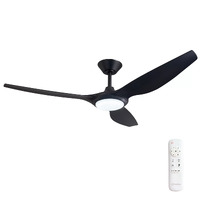 ThreeSixty Delta DC LED Ceiling Fan Black