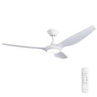 ThreeSixty Delta DC 56" LED Ceiling Fan White