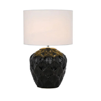 Telbix Diaz Black and White Ceramic Table Lamp