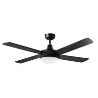 Martec Lifestyle Ceiling Fan Black with LED Light