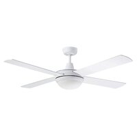 Martec Lifestyle Ceiling Fan White with LED Light
