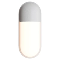 Calibo Drift White 10W Tri Colour LED Capsule Exterior Wall Light