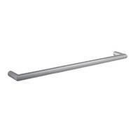 Thermorail DSR6BR Round Single Bar Brushed Heated Towel Rail