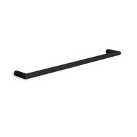 Thermorail DSR8B Matt Black Single Bar Heated Towel Rail