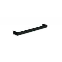 Thermorail DSS6B Square Single Bar Black Heated Towel Rail