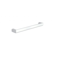 Thermorail DSS6W Satin White Square Single Bar Heated Towel Rail