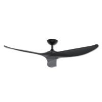 Hunter Pacific Evolve EC/DC Ceiling Fan Matt Black 132cm