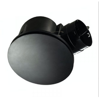 Fanco Hybrid High Peformance Round Ceiling Exhaust Fan Black