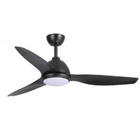 Fanco Breeze AC 52" Black with LED Light