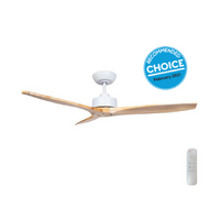Fanco Wynd DC Ceiling Fan 54" White/Natural