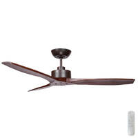 Fanco Wynd DC Ceiling Fan 54" Oil Rubbed Bronze/Walnut