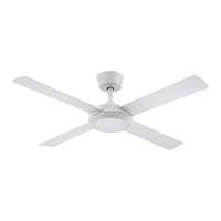 Fanco Eco Silent Pro DC 48″ Ceiling Fan White with CCT LED Light