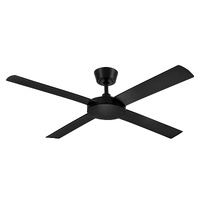 Fanco Eco Silent Pro DC 52″ Ceiling Fan Black No Light