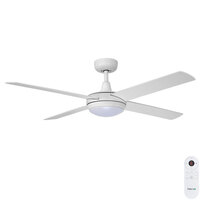 Fanco Eco Silent DC 52" Ceiling Fan with Light White