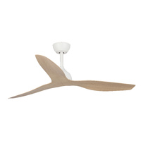 Fanco Eco Style V2 DC 52" Ceiling Fan White and Beechwood