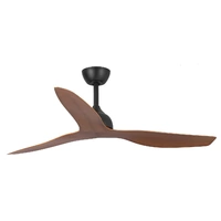 Fanco Eco Style V2 DC 52" Ceiling Fan Black and Koa