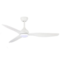 Fanco Eco Style DC 52" Ceiling Fan with LED Light White