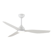 Fanco Eco Style V2 DC 52" Ceiling Fan with 20W Slimline CCT LED Light White