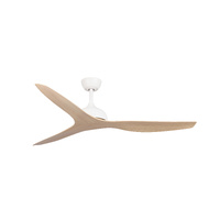 Fanco Eco Style V2 DC 60" Ceiling Fan White and Beechwood