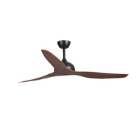 Fanco Eco Style V2 DC 60" Ceiling Fan Black and Koa