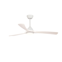 Fanco Sanctuary DC 92" White/White Ceiling Fan with LED Light