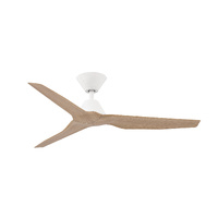 Fanco Infinity-iD 48″ DC Ceiling Fan White & Beechwood No Light