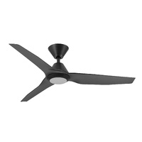 Fanco Infinity-iD 48″ DC Ceiling Fan Black with CCT LED Light