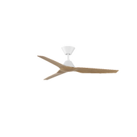 Fanco Infinity ID DC Ceiling Fan 54" White/Beechwood Blades Smart Remote