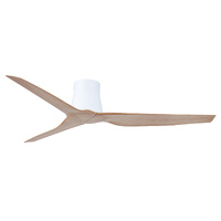 Fanco Infinity-iD Profile DC 54" Ceiling Fan White with Beechwood Blades