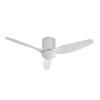 Fanco Studio Smart DC 42" Low Profile Ceiling Fan White with Light