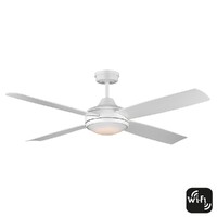 Mercator Anova DC Ceiling Fan White with LED Light