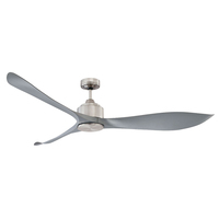 Mercator Eagle XL Ceiling Fan Brushed Chrome
