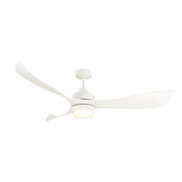 Mercator Eagle Ceiling Fan White with Light