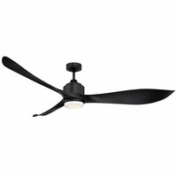 Mercator Eagle XL Ceiling Fan Black with Light