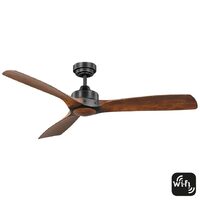 Mercator Minota DC Ceiling Fan Black/Timber