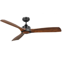 Mercator Minota DC Ceiling Fan Black/Timber